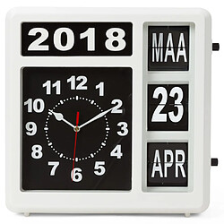 Perel Horloge murale 31x31 cm Version hollandaise