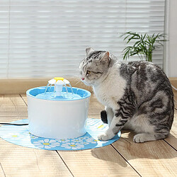 Universal Fontaine automatique pour chat 1,6L Fontaine électrique pour chat Bol de boisson pour chat & 124 ; Fournitures d &'alimentation pour chat (bleu)