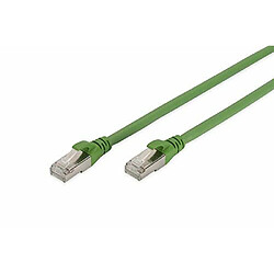 Digitus DK-1644-A-PUR-030 câble de réseau 3 m Cat6a S/FTP (S-STP) Vert (CAT 6A S/FTP Patchkabel, 3m - CAT 6A S-FTP Patchkabel, Cu, PUR, AWG 26/7, Länge 3,00 m, Farbe Grün (ähnlich RAL 6018))