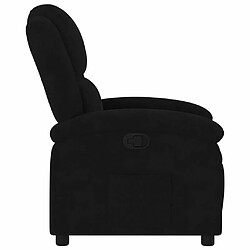 Acheter Maison Chic Fauteuil inclinable,Fauteuil luxe de relaxation noir velours -MN65069