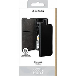 BigBen Connected Étui pour Google Pixel 7a Folio Wallet avec Porte-cartes et Support vidéo Noir