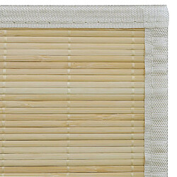 vidaXL Tapis en bambou naturel à latte rectangulaire 80 x 300 cm pas cher