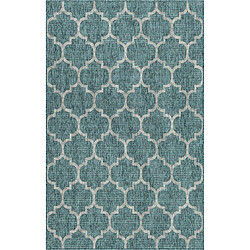 Hadorn Tapis d'Extérieur - 185x125 - Turquoise - Tulum 