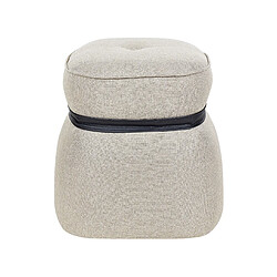 Beliani Pouf MONTEREY Beige 45 cm 45 cm 