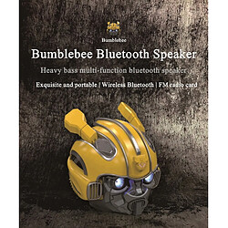 Universal Haut-parleur portable sans fil Bluetooth Bumblebee Radio FM Bluetooth 5.0 Cartoon Mini Outdoor Car Music Transformer Haut-parleur | Subwoofer