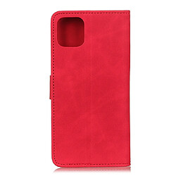 Avis Wewoo Coque Pour iPhone 11 Pro Texture rétro PU + TPU Etui à rabat en cuir avec support & emplacements cartes et porte-monnaie rouge