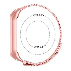 Acheter PHONECARE Bracelet Milanese Loop Fermoir Magnétique pour Fitbit Ace 2 - Rose