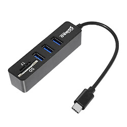 Avis Universal Type C Hub 2.0 Multi USB 2.0 Hub Usb Splitter TF SD Card Reader All in One for PC Computer