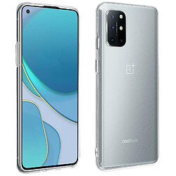 Avizar Coque OnePlus 8T Souple et Film Verre Trempé Dureté 9H transparent