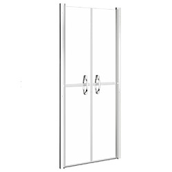 vidaXL Porte de douche ESG transparent 91x190 cm