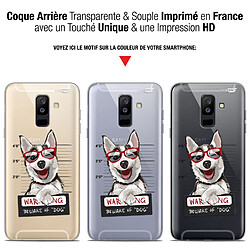 Avis Caseink Coque arrière Samsung Galaxy A6 PLUS 2018 (6 ) Gel HD [ Nouvelle Collection - Souple - Antichoc - Imprimé en France] Beware The Husky Dog