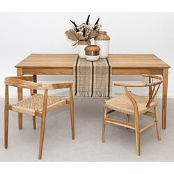 Aubry Gaspard Table en teck naturel 2.