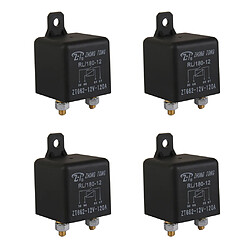 4 Pcs 12V Relais 120 AMP 4 Broche SPST Clignotant Relais Alarme Horn Light