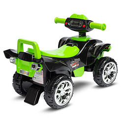 Avis Iso Trade RAPTOR Quad porteur pousseur musical enfant à partir de 18 mois Vert