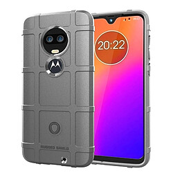 Wewoo Coque TPU antichoc à couverture totale pour Motorola Moto G7 (Gris)