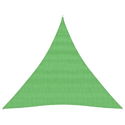 Maison Chic Voile d'ombrage | Voile de parasol | Toile d'ombrage 160 g/m² Vert clair 4x4x4 m PEHD -MN33373