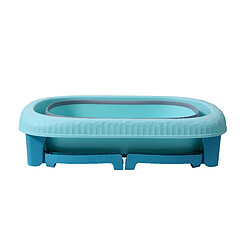 Avis IKIDO Baignoire pliable ultra compact,coussin de bain inclu, bouchon de vidange, pieds pliable, antidérapant et facile à ranger (vert)