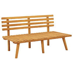 Acheter vidaXL Banc de jardin avec coussins 115 cm Bois solide d'acacia