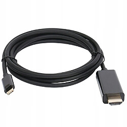 GUPBOO Câble adaptateur USB-C 3.1 vers HDMI 4K 1,8 m C-HDMI,JL757