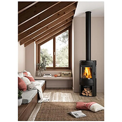 Avis Poêle à bois acier 8kw anthracite - P948837 - INVICTA