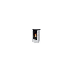 Poêle à granulée 9kw blanc - PGVE-BLANC - INTERSTOVES