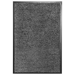 Decoshop26 Paillasson lavable Anthracite 40x60 cm DEC023178