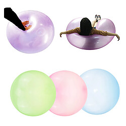 3x Gonflable Bulle Boule Bulles Ballon Extérieur Fête Bleu Rose Vert S