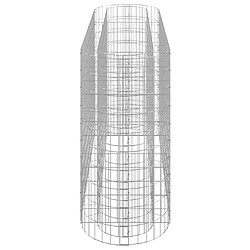 Avis vidaXL Lit surélevé à gabion Fer galvanisé 190x50x100 cm