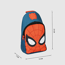 Spiderman Sac à dos enfant Spider-Man Sac bandoulière Bleu Rouge 13 x 23 x 7 cm pas cher