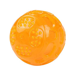 Avis Justgreenbox Durable Squeak Ball Dog Toy Balls Funny Dog Toys pour Chiens Chiots Dentition À Mâcher, Bleu, M