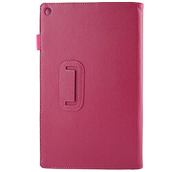 Avis Wewoo Housse Étui Magenta pour Sony Xperia Tablet Z2 10.1 Litchi Texture en cuir avec support