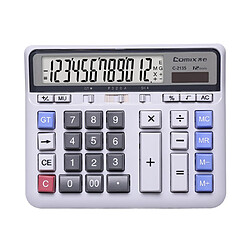 Calculateur d'ordinateur Calculateur arithmétique financier Calculatrice de bureau Calculateur de bureau électronique avec un grand écran à 12 chiffres