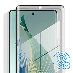 Acheter Avizar Verre Trempé pour Honor Magic 5 Lite 5G Anti-espion Dureté 9H Anti-traces Noir