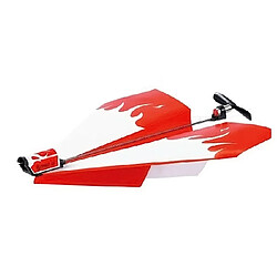 Wewoo Bricolage créatif Power Up Airplane avion rechargeable avion avion en papier électrique pour les enfants (rouge) 