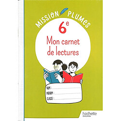 Mon carnet de lectures 6e