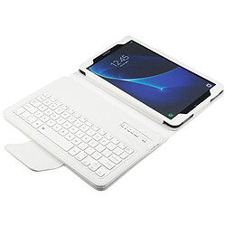 Acheter Wewoo Clavier QWERTY blanc pour Samsung Galaxy Tab A 7.0 2016 T280 / T285 Séparable Litchi Texture Étui En Cuir Flip Horizontal + Bluetooth avec Support 2 en 1