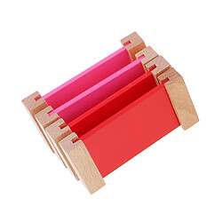 Avis 11pcs Porte-crayons de Couleur Différent + Set de Boîte avec Carte Coloré en Bois - Montessori Jouet Réveils Educatifs pour Enfant