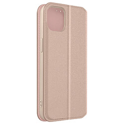 Avizar Étui iPhone 13 Pro Clapet Portefeuille Fonction Support Vidéo Rose