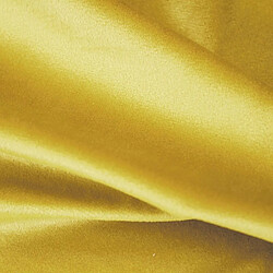 Thedecofactory VELOURS - Rideau toucher velours jaune 140x250