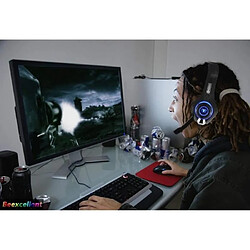 Avis Beexcellent GM-1 Casque Gaming PS4, Casque Gamer avec Micro Premium Anti Bruit Audio Stéréo Basse avec LED Lampe Jeux Vidéo Gaming C