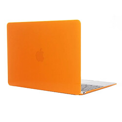 Wewoo Housse Étui Orange et Transparent pour Macbook 12 pouces de protection en cristal