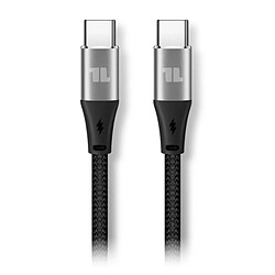 Câble USB-C 1Life Cb:Usb-C 60W 2M Noir