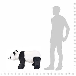 Avis vidaXL Jouet en peluche Panda Noir et blanc XXL