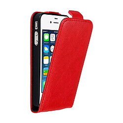 Cadorabo Coque iPhone 4 / 4S Etui en Rouge