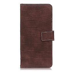 Wewoo Housse Coque Pour OPPO A9 2020 Etui à rabat horizontal en cuir texturé avec un supportun porte-monnaie et un porte-cartesun cadre photo et un Brun