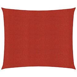 ComfortXL Voile D'ombrage 160 G/m² Rouge 5x5 M Pehd