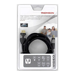 Câble vidéo HDMI THOMSON HDMI ETH FERR OR 1,50 m