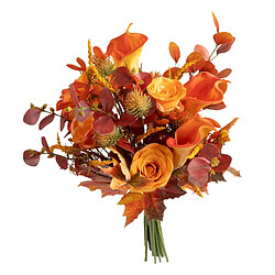 Atmosphera, Createur D'Interieur Bouquet artificiel automnal - H. 55 cm - Orange