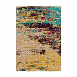 Paris Prix Tapis Tissé Imprimé à Motifs Primavera II Multicolore 80 x 150 cm