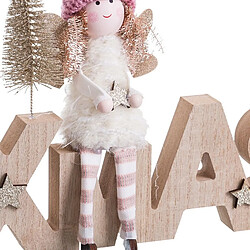 BigBuy Home Décorations de Noël Naturel 25 x 4 x 17 cm